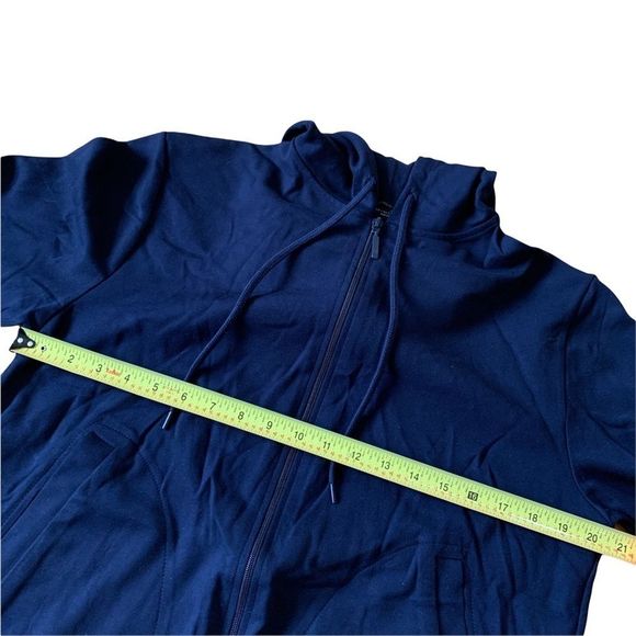 New Navy Zara Zip-Up Jacket Size Small - Picture 7 of 8